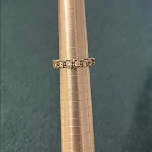 Sterling Silver CZ Eternity Band Ring